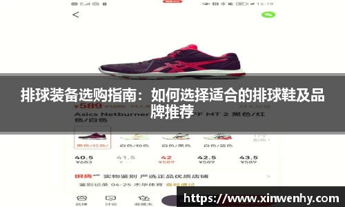 排球装备选购指南：如何选择适合的排球鞋及品牌推荐