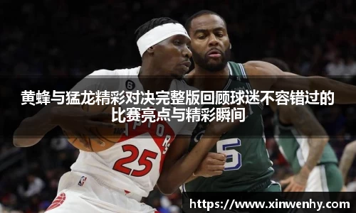 黄蜂与猛龙精彩对决完整版回顾球迷不容错过的比赛亮点与精彩瞬间