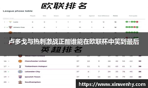 卢多戈与热刺激战正酣谁能在欧联杯中笑到最后